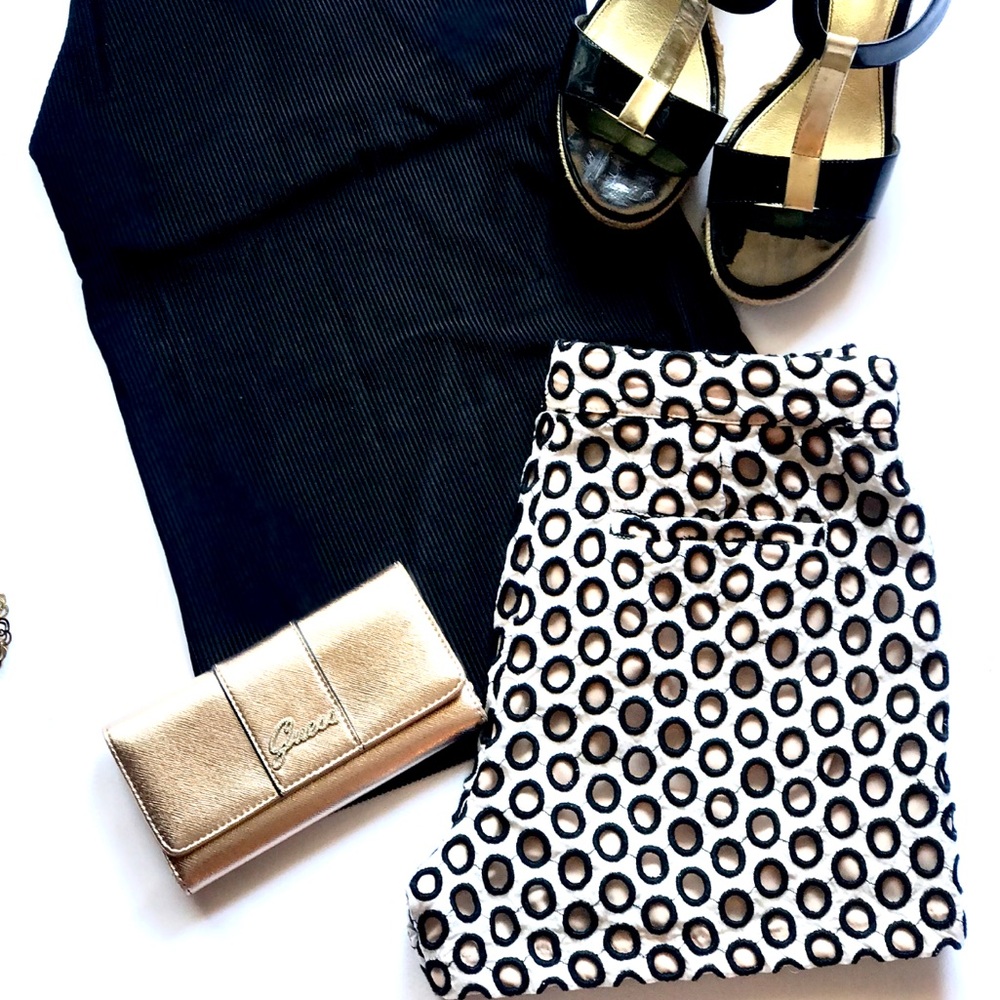 SOLD‼️J Crew high waist embroidered eyelet shorts - Picture 2 of 5